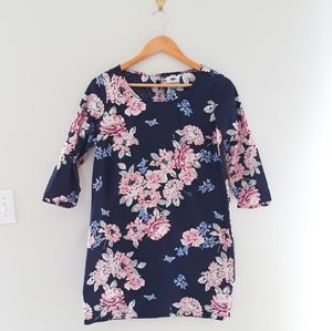 Old Navy 3/4 sleeve floral dress